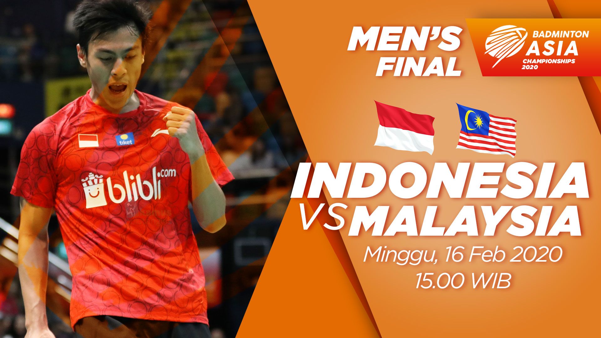Mens Final Indonesia vs Malaysia (3-1)